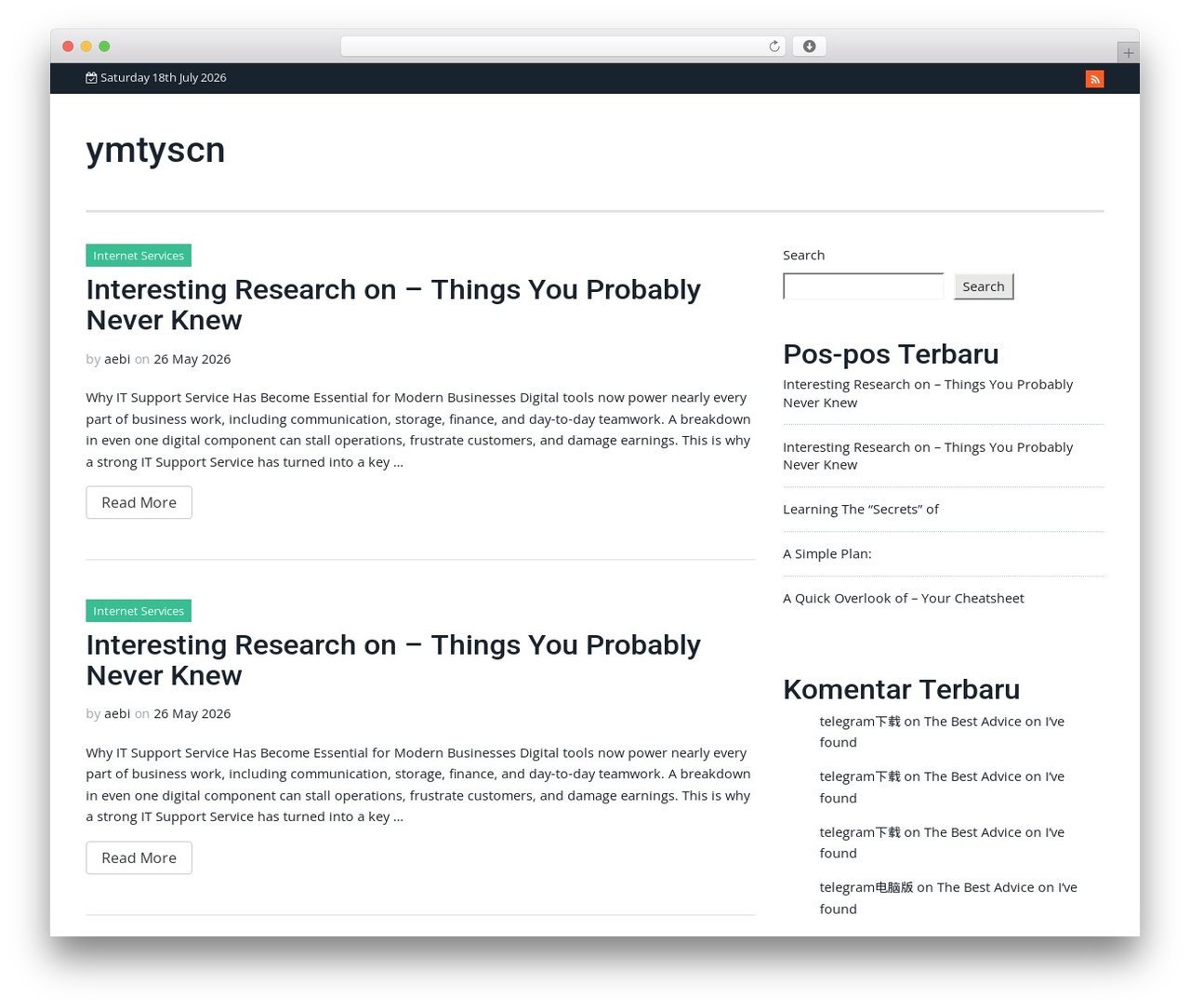 Verb Lite WordPress theme - ymtyscn.info