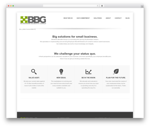 Whisper WordPress theme - blinkhornbenefitsgroup.com