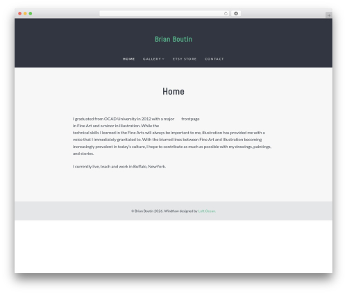Windflaw Lite theme WordPress - brianboutin.com
