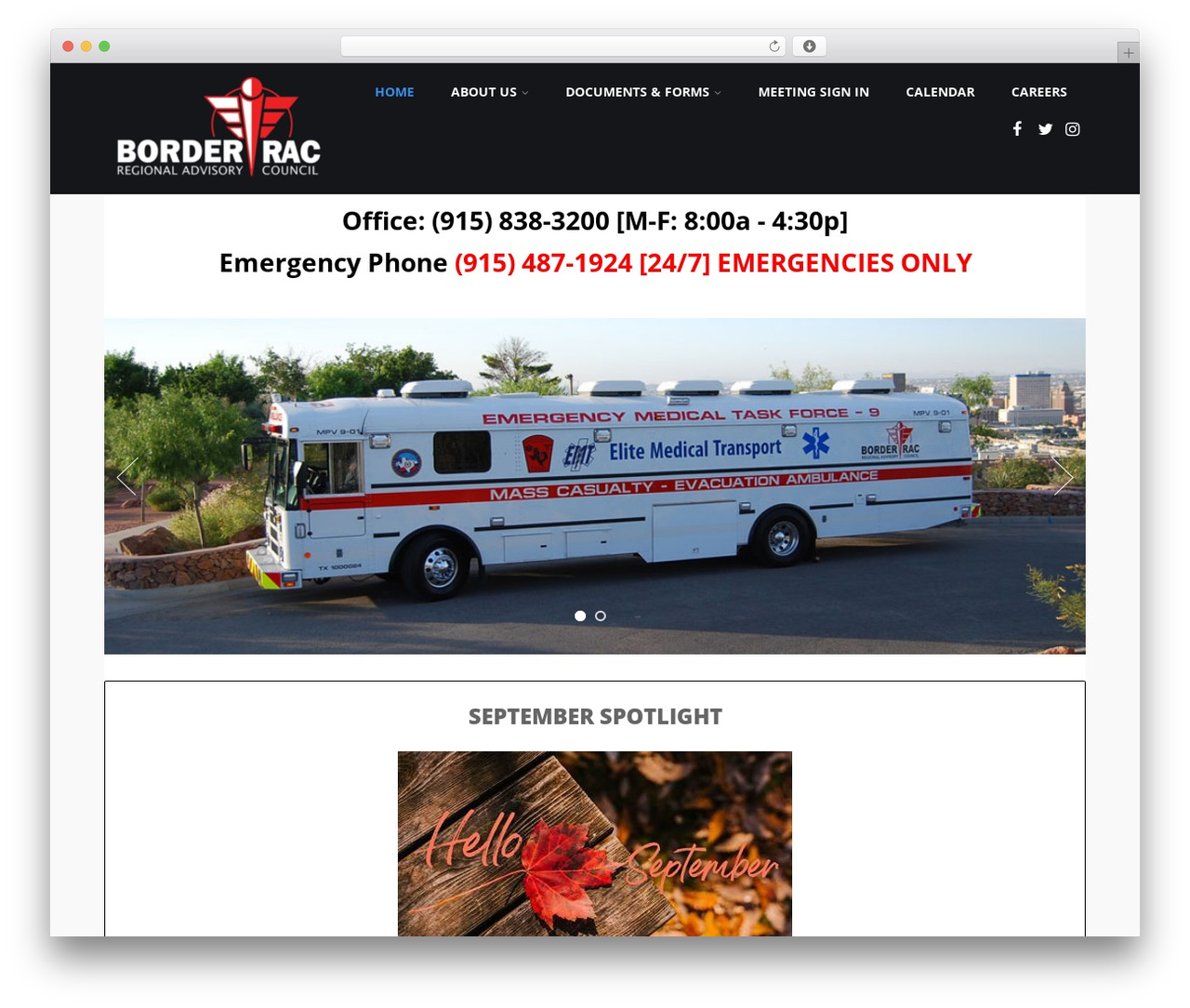 WordPress theme Optimizer PRO - borderrac.org