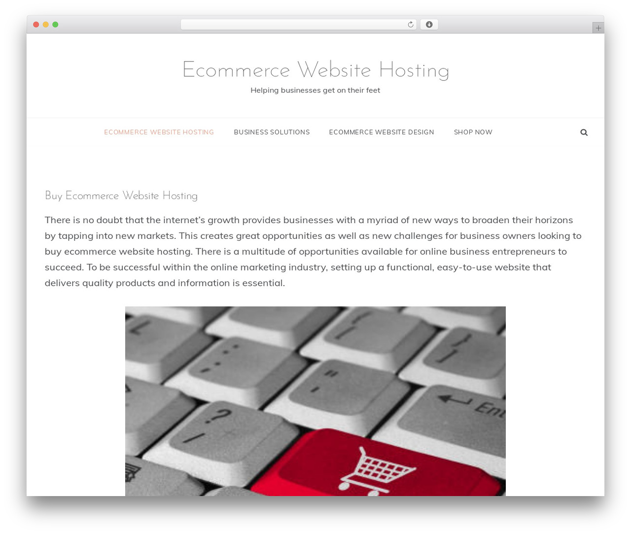 WordPress theme Prefer - ecommercewebsitehosting.cc