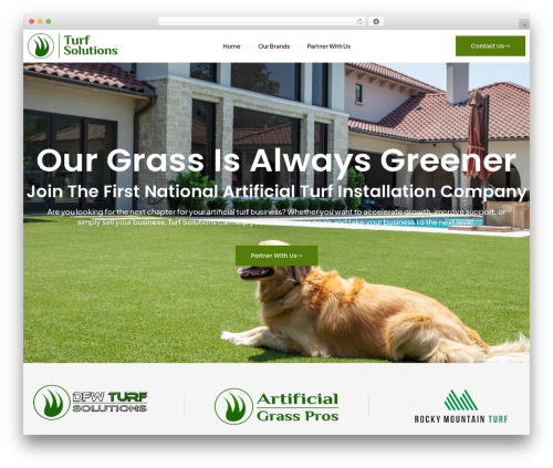 WordPress theme Cryptical - turf-solutions.us