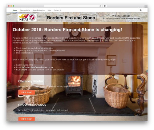 WordPress theme DMS - bordersfireandstone.co.uk