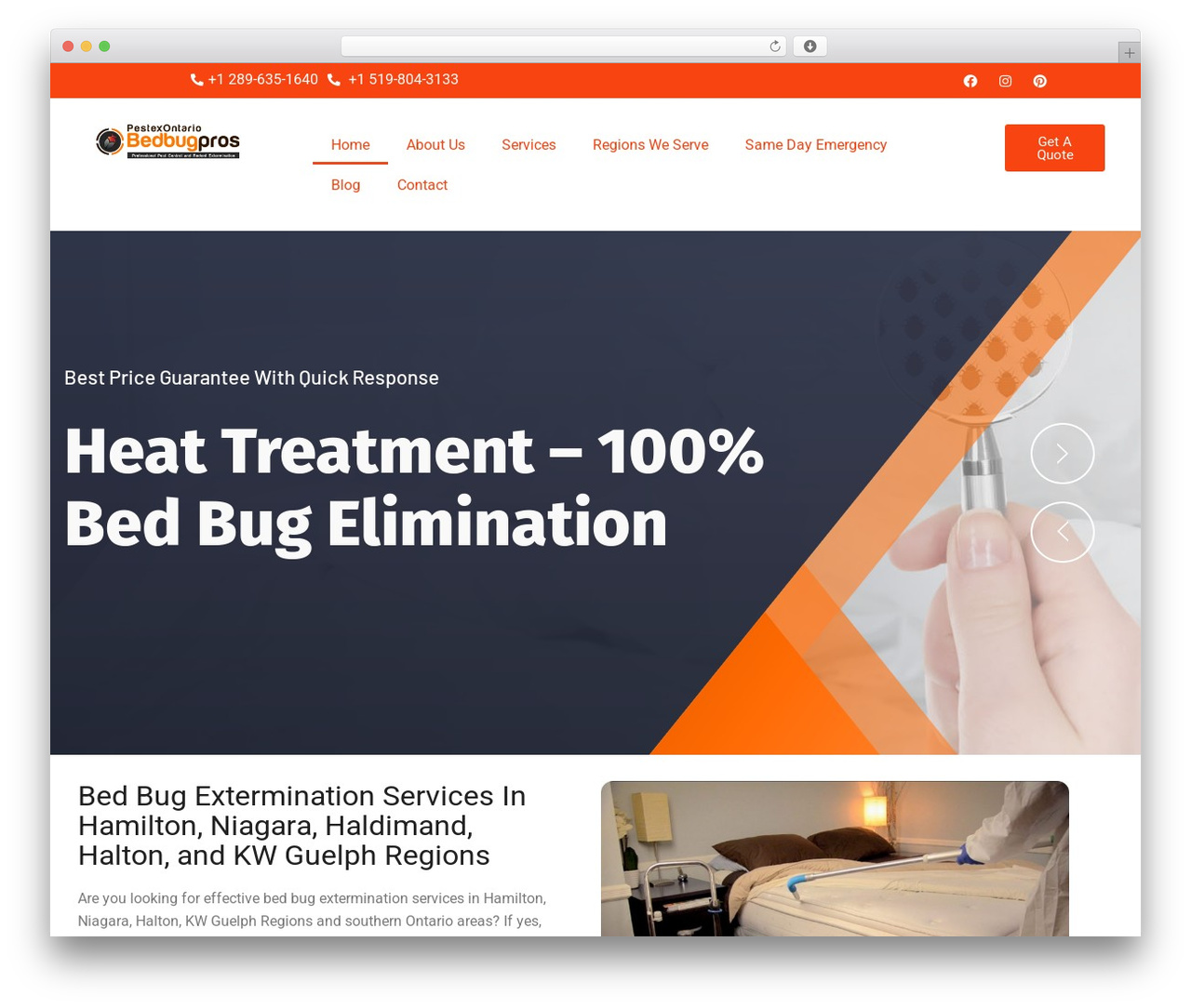 WordPress theme Envolve - bedbugpros.ca WordPress theme Envolve - bedbugpros.ca