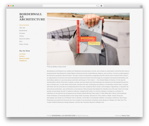 WordPress theme Infinity - borderwallasarchitecture.com