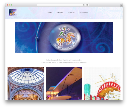 WordPress theme Whizz - entertainmentconstruction.com