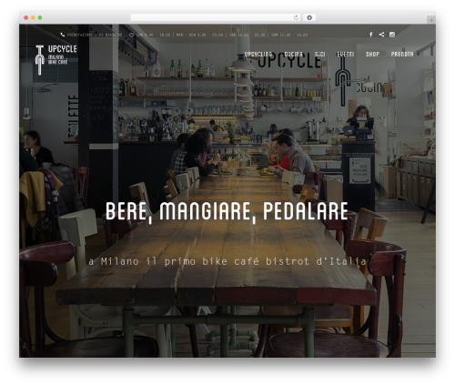 Bridge WordPress theme - upcyclecafe.it