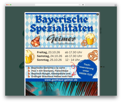 Divi WordPress theme - gasthaus-geimer.com