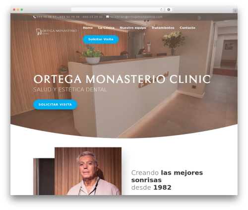 Divi WordPress theme - ortegamonasterio.com
