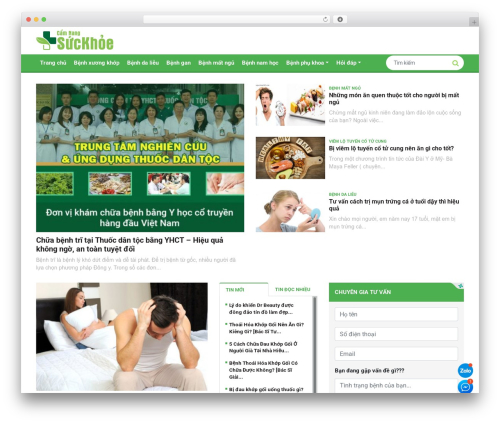 iPad WP theme - camnangsuckhoe365.com