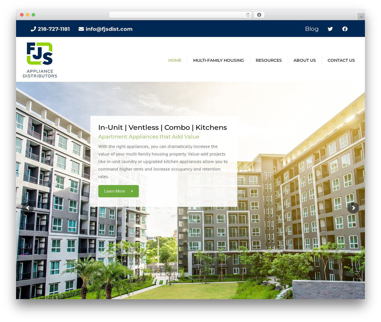 Theme WordPress constructo - fjsdistributors.com