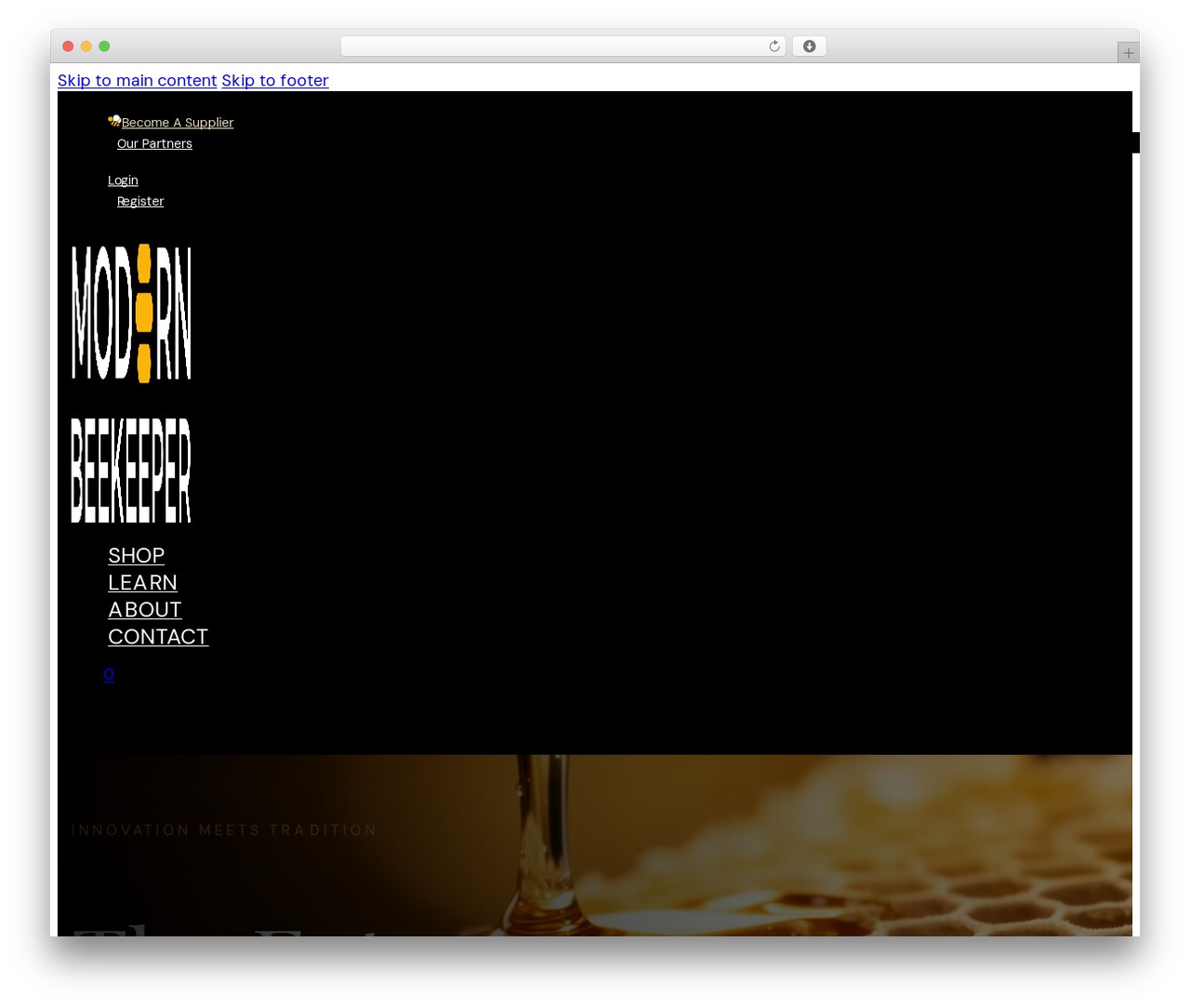 WordPress theme Bricks - modernbeekeeper.com