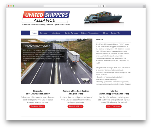 Wooslider WordPress plugin - unitedshippers.org