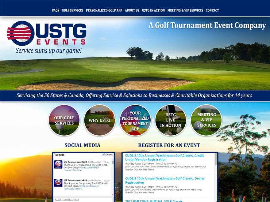 WordPress theme golf