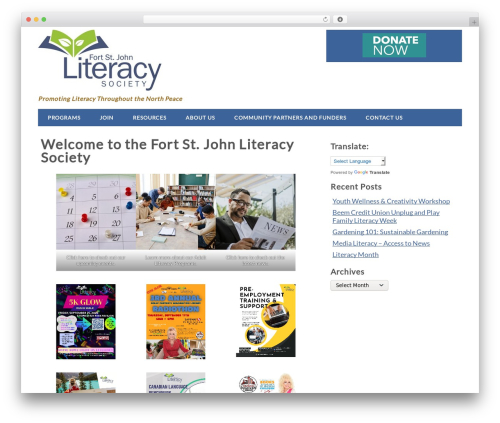 WordPress theme Minimize - fsjliteracy.ca