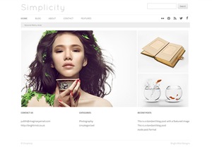 WordPress theme Simplicity WordPress theme Simplicity