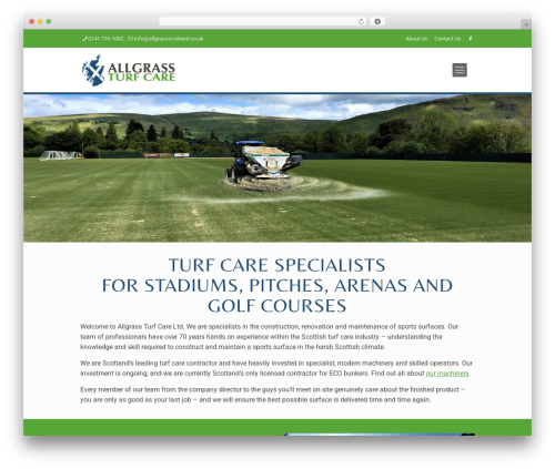 Allgrass theme WordPress - allgrassscotland.co.uk