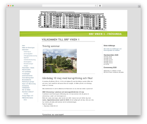 Blank 3 Column theme WordPress - brfviken1.se