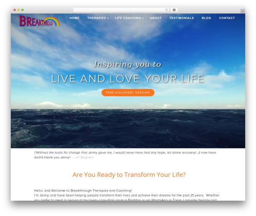 Breakthrough WordPress theme - breakthroughtherapies.co.uk