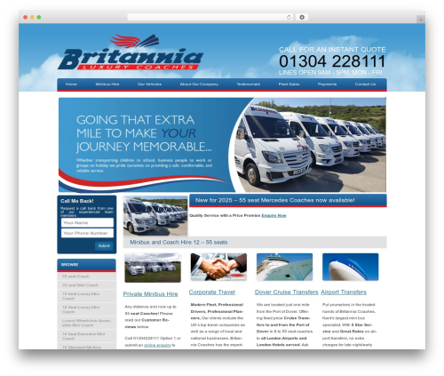 Doptg WordPress plugin - britannia-coaches.co.uk