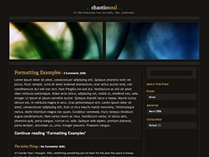 ChaoticSoul WordPress theme by Bryan Veloso