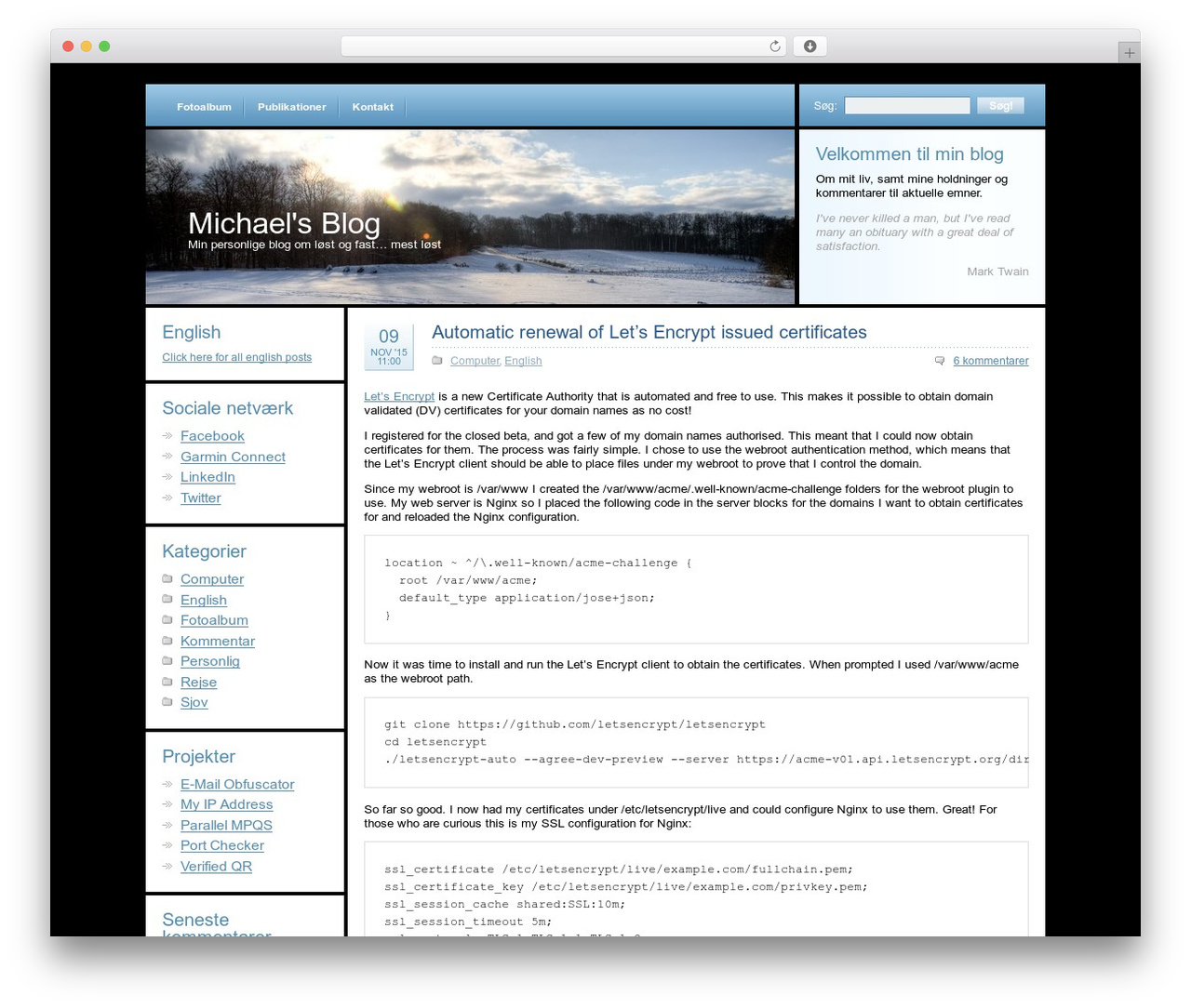 Cloudy Customised WordPress theme - bytopia.dk/blog
