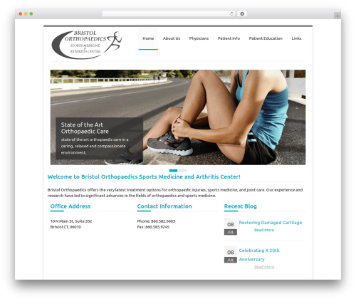 Crevision WordPress theme - bristolortho.com