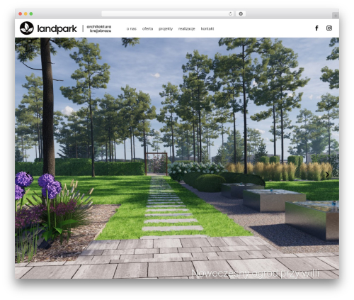 Divi WordPress theme design - landpark.pl