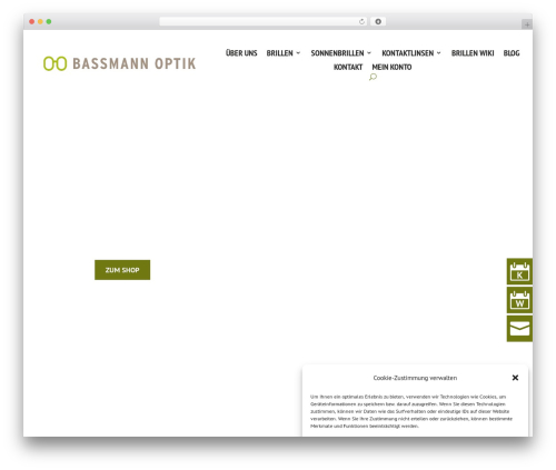 Divi WordPress theme - bassmann-optik.de