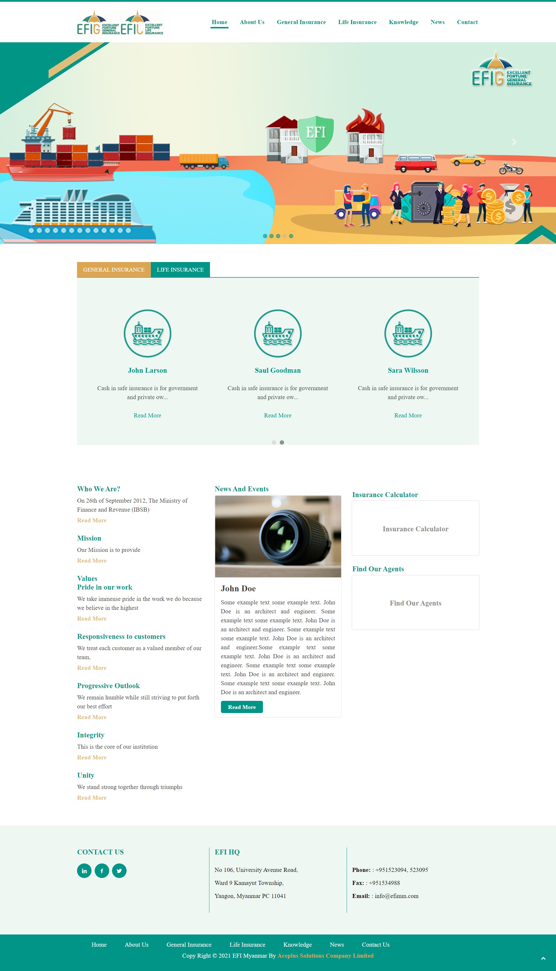 EFI theme WordPress by Best-IT team
