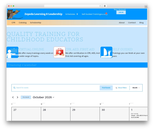 The events calendar filterbar WordPress plugin - zepedalearning.org