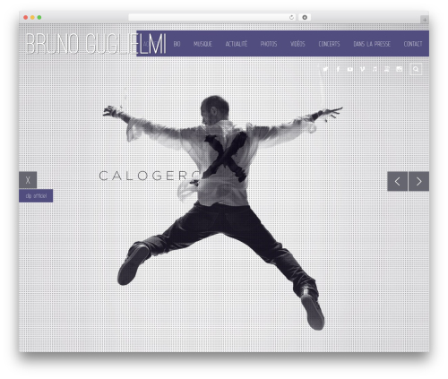 Muse WordPress theme - brunoguglielmi.com