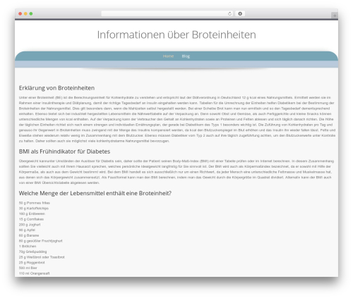 Preference Lite WordPress theme design - broteinheiten.com Preference Lite WordPress theme design - broteinheiten.com