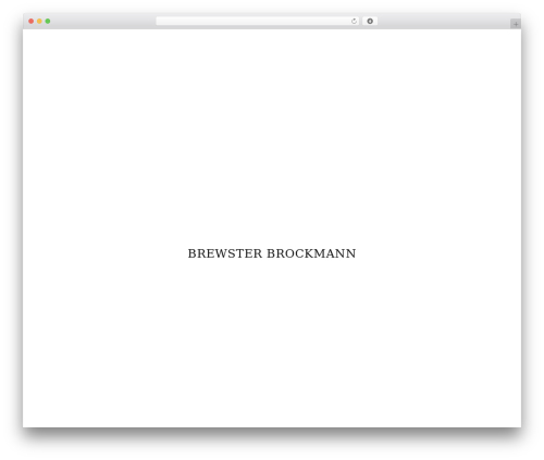Salvatoro WP theme - brewsterbrockmann.com