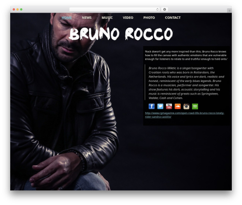 Skeleton WP theme - brunoroccomusic.com