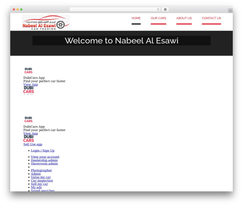 Templatefour WordPress theme - nabeelalesawi.com
