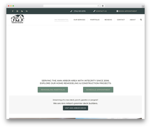 Theme WordPress constructo - jmjresidential.com