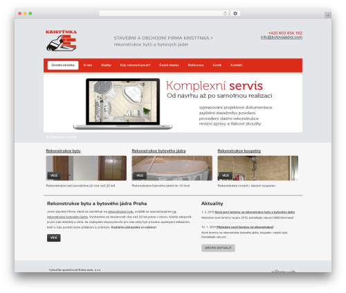Theme WordPress Extra Stránky - bytovajadra.com