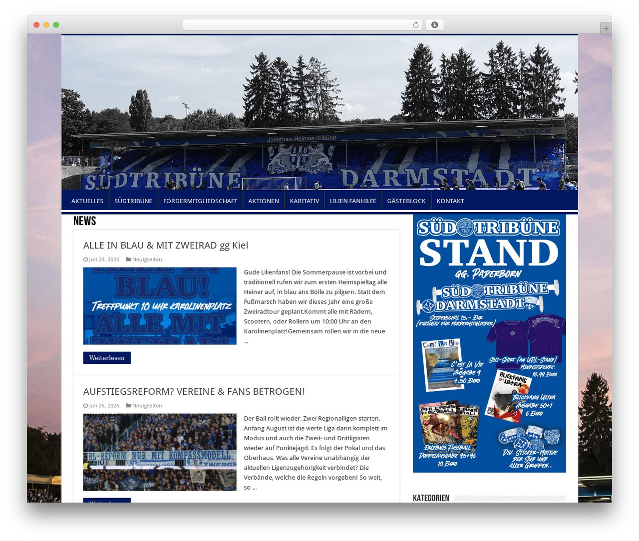 Theme WordPress Sahifa - block1898.de