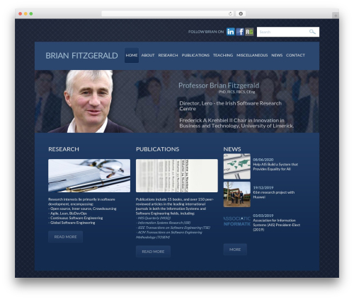 theme1819 business WordPress theme - brian-fitzgerald.com
