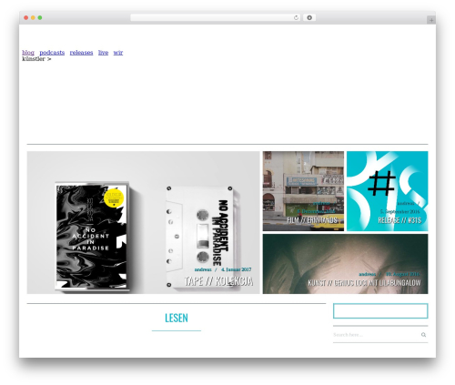 WordPress theme Old Paper - blog.analogsoul.de