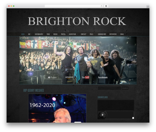 WordPress theme Dark N Gritty - brightonrock.ca