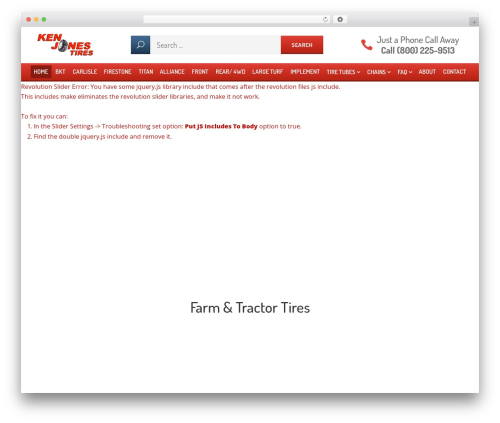 WordPress theme Divi - buyfarmtractortires.com