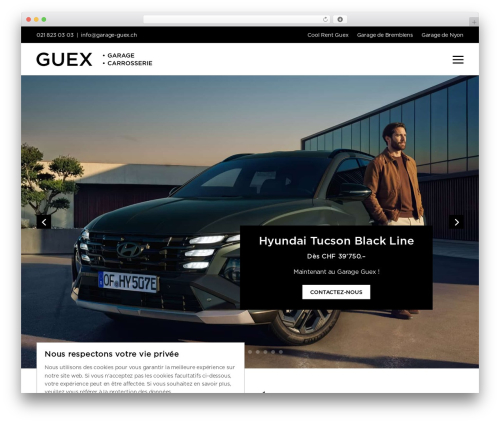 WordPress theme Divi - garage-guex.ch