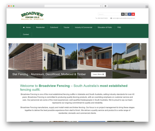 Gw shortcodes WordPress plugin - broadviewfencing.com.au