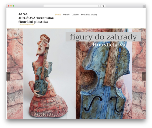 WordPress theme July Morison - keramicka.com