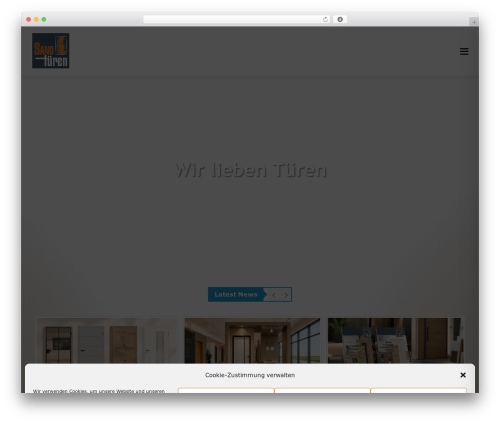 WordPress theme Themify Infinite - sandtueren.de