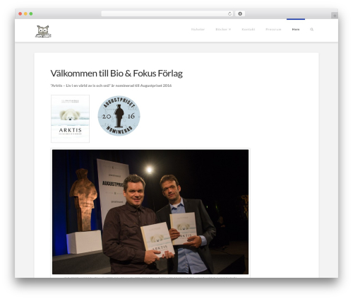 X WordPress theme - biofokus.com