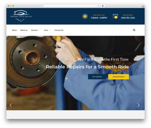 Autoresq theme WordPress - texomaautorepair.com