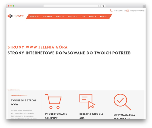 CP System WordPress theme - cpsystem.pl